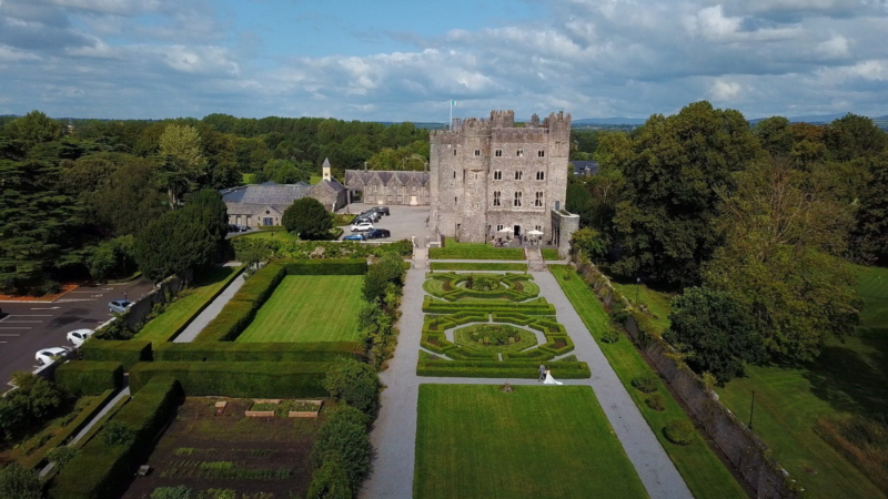 Kilkea Castle drone